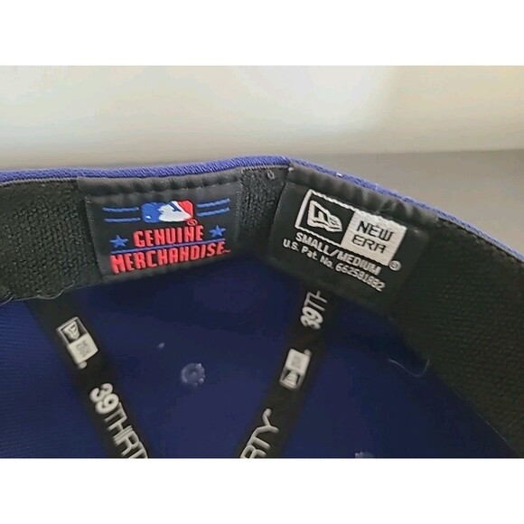 New Era 39Thirty Unisex Baseball Cap LA Los Angeles Dodgers Royal Blue Sm-Med - Picture 5 of 7